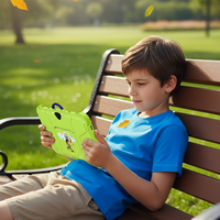 Tableta para Niños Pequeños con Aplicaciones Educativas Preinstaladas, Tableta Android de 7 Pulgadas para Niños de 3 a 12 Años, Control Parental, Naranja