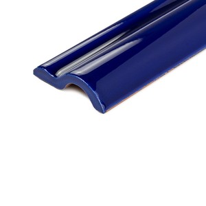 Piastrella per Patio Cobalt Bullnose 5 X 20 Cm, Spessore 6 Mm, Lucida con Bordi Rettificati - Product Image 2