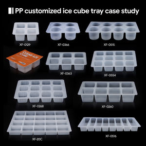 Bac à glaçons professionnel sans BPA et non toxique, 8 compartiments, qualité alimentaire, empilable, en PP, pour l'exportation - Product Image 5