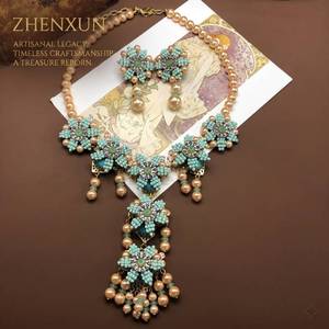 Set di Gioielli ZHENXUN Design Heavy Industry, Collana e Orecchini di Alta Qualità, Accessori Eleganti e Versatili, Regalo di Classe - Product Image 1