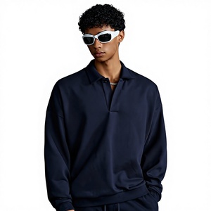 Felpa <span class=keywords><strong>con</strong></span> <span class=keywords><strong>Cappuccio</strong></span> da <span class=keywords><strong>Uomo</strong></span> Stile Old Money, Moda Invernale Americana, <span class=keywords><strong>Marca</strong></span> Trendy, Collo Rovesciato, Tinta Unita, in Pile Anti-Pilling - Product Image 3