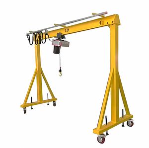 Grue à portique électrique extérieure Xinyuan de haute qualité et haute efficacité, 1 tonne, réglable, portable, avec une hauteur de levage de 5 m, portée de 2 m à 15 m - Product Image 5