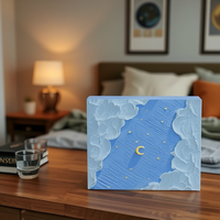 Boîte cadeau de luxe en relief avec peinture à l'huile de haute qualité pour anniversaire, compagnon d'étude, utilisation par les étudiants - Boîte vide