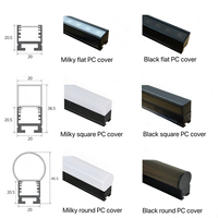 Barre LED linéaire ArtNet noire plate carrée ronde avec filtre, 60 ou 96 LED RGB/RGBW, 12V/24V, pour bars et discothèques