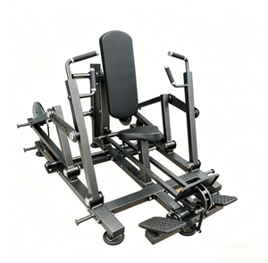 Equipo de fitness comercial para entrenamiento de fuerza: Máquina de pesas plana con palanca de acero, banco ajustable plano/inclinado para press de banca con seguridad para la espalda - Product Image 6