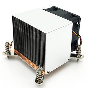 Diseño fino moderno 1U 2U DC rodamiento de bolas doble viento fuerte CE aprobado Intel 2011 placa base LGA2011 ventiladores de radiador y refrigeración - Product Image 5