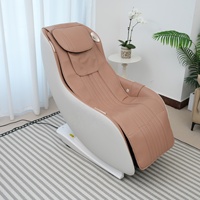 Sillón de Masaje Reclinable Moderno de Gravedad Cero con Detección Corporal Inteligente, Calefacción Lumbar y Altavoz Bluetooth para Hogar y Oficina