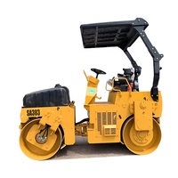Rouleau compresseur vibrant de 3 tonnes sur mini rouleau compresseur
