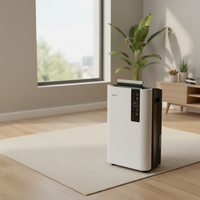 Déshumidificateur réfrigérant commercial 60L à deux vitesses de ventilation