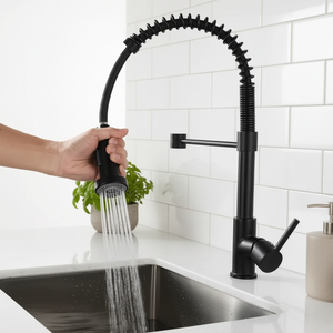 <span class=keywords><strong>Rubinetto</strong></span> da Cucina in Acciaio Inox con Maniglia Singola, Miscelatore per <span class=keywords><strong>Acqua</strong></span> Purificata, Estraibile con Spruzzatore, per <span class=keywords><strong>Acqua</strong></span> Calda e Fredda - Product Image 1