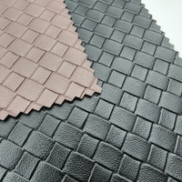 Tissu en cuir PU tissé durable, imperméable et extensible pour vêtements et textiles de maison