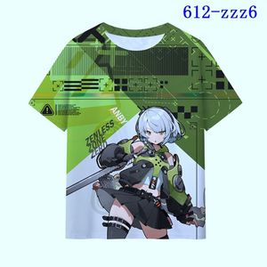 Camiseta de Cosplay de Anime con Estampado Digital 3D Zenless Zone Zero, Diferentes Estilos, Venta al Por Mayor, Novedad 2024 - Product Image 6
