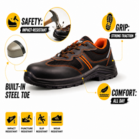 Bottes de travail AOXIANG hautement antistatiques et antidérapantes, tige en cuir, embout en acier, isolation électrique, sécurité hivernale, chantier de construction, toutes utilisations