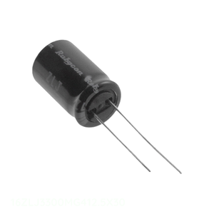 Condensateur radial à trou traversant 3300uF 16V 20% 16ZLJ3300MG412.5X30 en aluminium, canal fabricant - Product Image 1
