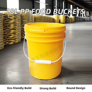 Fabriek Geleverde Recyclebare 18l Pp Keuken Emmer Duurzaam Food Grade Plastic <span class=keywords><strong>20l</strong></span> Verf Emmer 10l Pack Emmer Drums Vaten - Product Image 4