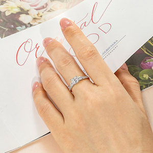 Bague Vintage <span class=keywords><strong>3</strong></span> Pierres en Cuivre Plaqué Or Écologique avec Zircon Cubique Taille Princesse Carrée pour Femme – Bijou Simple et Tendance - Product Image 2