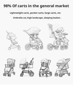 Mosquitera Ligera Tejida para <span class=keywords><strong>Cochecito</strong></span> de Bebé, Ecológica, Portátil, para Recién Nacidos, Gran Venta - Product Image 6