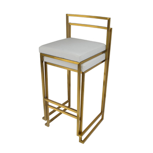 LC44 alto blanco <span class=keywords><strong>bar</strong></span> char industrial con base cuadrada para boda - Product Image 1