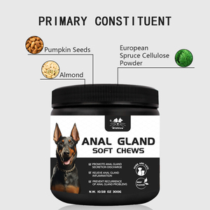 อาหารเสริมบำรุงต่อมทวารหนักสำหรับสุนัข |   ไฟเบอร์โปรไบโอติกแบบเคี้ยวเพื่อบรรเทาอาการต่อมและปรับสมดุลการย่อยอาหาร - Product Image 6