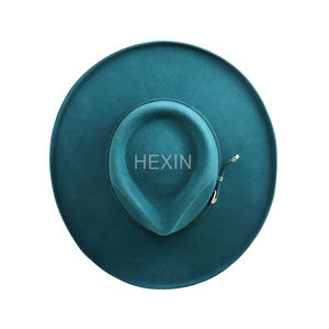 Chapeau Fedora à <span class=keywords><strong>large</strong></span> bord en laine australienne 100% - Chapeau en <span class=keywords><strong>feutre</strong></span> à bord <span class=keywords><strong>crayon</strong></span> - Grand chapeau pour le travail, les occasions décontractées, les activités de plein air et les sports - Style formel - Product Image 4