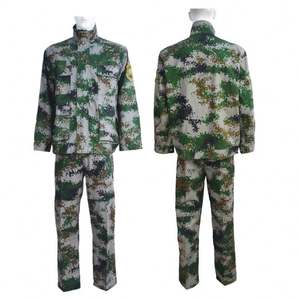 Uniforme d'entraînement tactique à carreaux résistant à la déchirure respirant pour la sécurité extérieure Uniforme de travail de camouflage en gros - Product Image 2