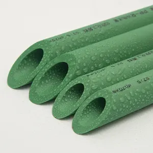 Water Ppr Pipe CE ISO15874 PPR Green Pipe Drink Water Supply 25mm Ppr Pipe Price PN10 DN20 Plastic PPR Underground Drinking Water Pipe