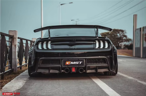 Difusores Delanteros y Traseros Estilo CMS-T y Alerones Anchos para Ruedas, Montaje con Pernos, Venta Directa <span class=keywords><strong>de</strong></span> Fábrica para Mustang 2018-2022 - Product Image 6