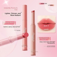 Qiyu Dora Baume à lèvres repulpant effet miroir longue tenue, fini rosé brillant et hydratant, 2g