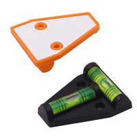 Niveau à bulle triangulaire horizontal, niveau à bulle circulaire vert, niveau à bulle de précision de type T, kit de mesure à bulle