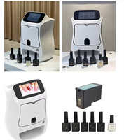 Machine d'impression d'ongles 8s, impression rapide, machine automatique de conception d'art d'ongles 3D avec lampe de durcissement LED, pour usage domestique DIY