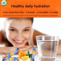 Boisson électrolytes en poudre Lemonade, 6 électrolytes, 30 g, hydratation rapide, private label et OEM