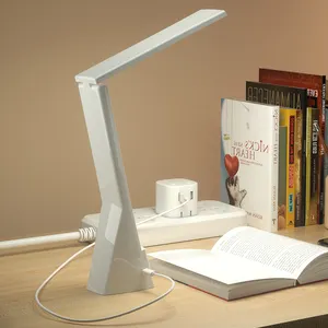 Oem/odm Multifunktions wiederauf lad bares Telefon Aufladen Kinder Led Schreibtisch Tisch Studie Lese lampe mit USB-Anschlüssen