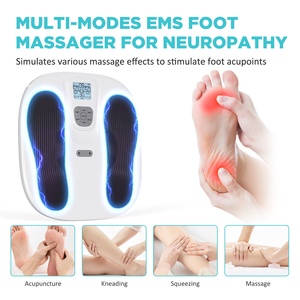 EMS Stimulator kaki, pemijat kaki EMS untuk kaki neuropatik dengan bantalan puluhan, pemijat kaki neuropatik TENS untuk sirkulasi - Product Image 3