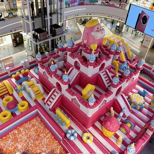 Équipement de jeu intérieur personnalisé pour enfants, grande aire de jeux intérieure avec toboggans amusants et château gonflable - Product Image 6