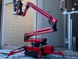 במת הרמה חשמלית חדשה מסוג עכביש 8-24 מטר, פלטפורמה זחלית קומפקטית לעבודות בנייה וטיפול בעצים - Product Image 6