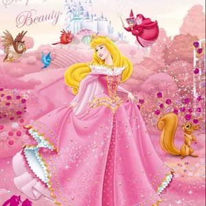 ZHIHAI uv print children love pink princess kids wallpaper