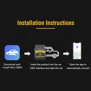 OBD II Scanner Box OBD2 outil de Diagnostic de défaut de voiture lire et effacer les Codes d'erreur V1.1 lecteur de <span class=keywords><strong>Code</strong></span> Blueto 4.0/2.0 pour IOS Android PC - Product Image 2