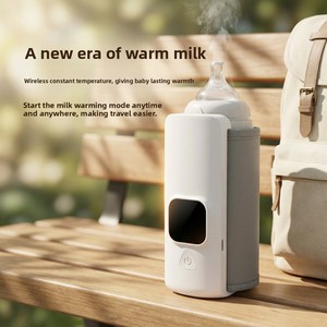 Cross-Border Wireless Constant-Warm <b>USB</b> Rechargeable Baby Milk Warmer Outdoor Bottle <b>Heating</b> Sleeve Portable - Product Image 5