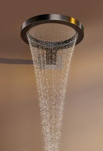 Стайный латунный настенный смеситель для душа с мягким рисунком - Product Image 6