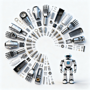 Tùy chỉnh Sản xuất <span class=keywords><strong>CNC</strong></span> gia công nhà sản xuất kim loại các bộ phận nhựa biến phay dịch vụ chính xác prototyping cho robot - Product Image 1