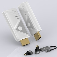 Hoomc 1080p HDMI draadloze extender 30m USB point-to-point HDMI zender en ontvanger voor laptop, pc, dvd-speler, tv, monitor