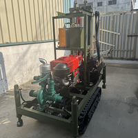 Machine de forage hydraulique automatique, petite foreuse hydraulique sur chenilles pour puits d'eau