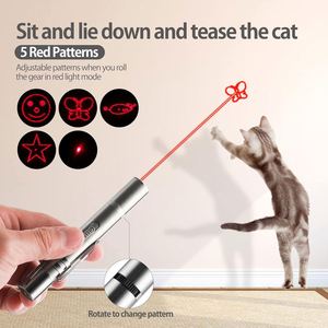 Pointeur laser interactif USB pour animaux de compagnie, stylo pointeur rechargeable, lampe pour chat, jouet d'entraînement pour animaux de compagnie, jouet laser USB pour chat - Product Image 4