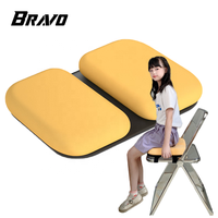 Coussin ergonomique en mousse à mémoire de forme Coccyx avec bande pour chaise d'école