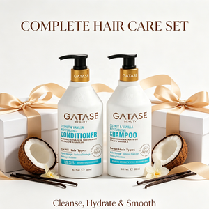 Ensemble Shampooing et Après-Shampooing Hydratant Bio Vegan à la Noix de Coco et au Gingembre Marque Blanche pour Cheveux Secs et Abîmés OEM - Product Image 2