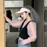 de haute qualité Perruque Premium Matte Fibre haute température Moelleux Maïs Soie Boucles Casquette de baseball pour les femmes