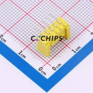 ZX-HY2.0-5PWZ-Y Wire-to-Board Pin Header Bent Lead Through Hole,P=2mm Connector 1x5P 2mm Right Angle Insert HY - Product Image 2