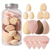 Lot de 14 éponges de maquillage super douces, ensemble d'éponges à poudre pour usage humide et sec, pour femmes