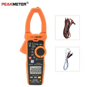 Multímetro eléctrico de abrazadera PM2128, medidor con rango Automático/Manual, CC, CA, medición de frecuencia, barra analógica, pantalla gráfica