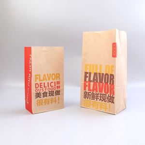 Custom Kraft <b>Paper</b> Restaurant Take Away <b>Paper</b> <b>Bag</b> Brown <b>Carrier</b> <b>Paper</b> Carry <b>Bags</b> for Food Packaging - Product Image 3